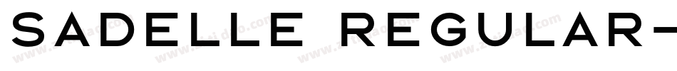 Sadelle Regular字体转换